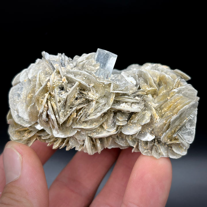 Aquamarine on Muscovite Feldspar Matrix