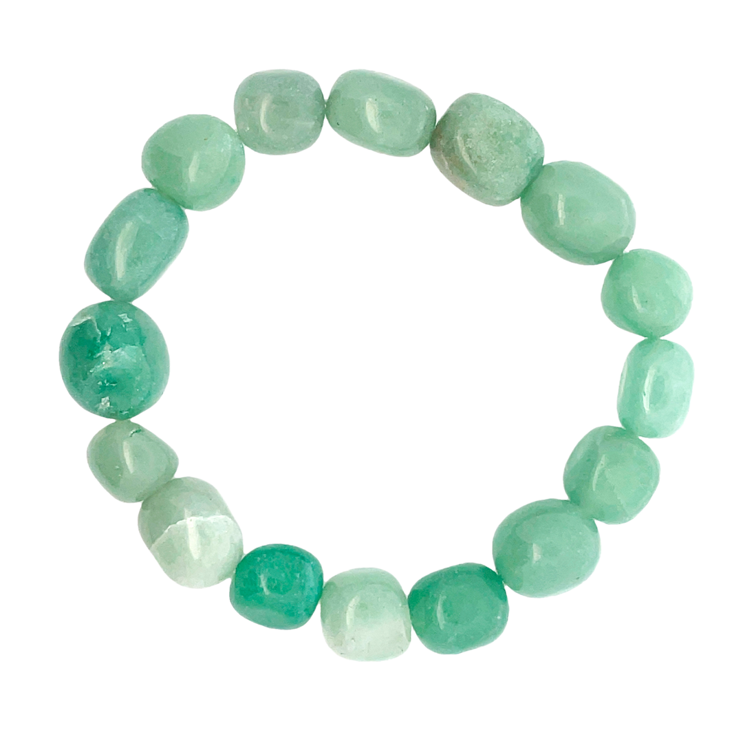 GREEN AVENTURINE TUMBLESTONE BRACELET