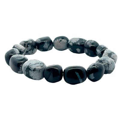 OBSIDIAN SNOWFLAKE T/S BRACELET