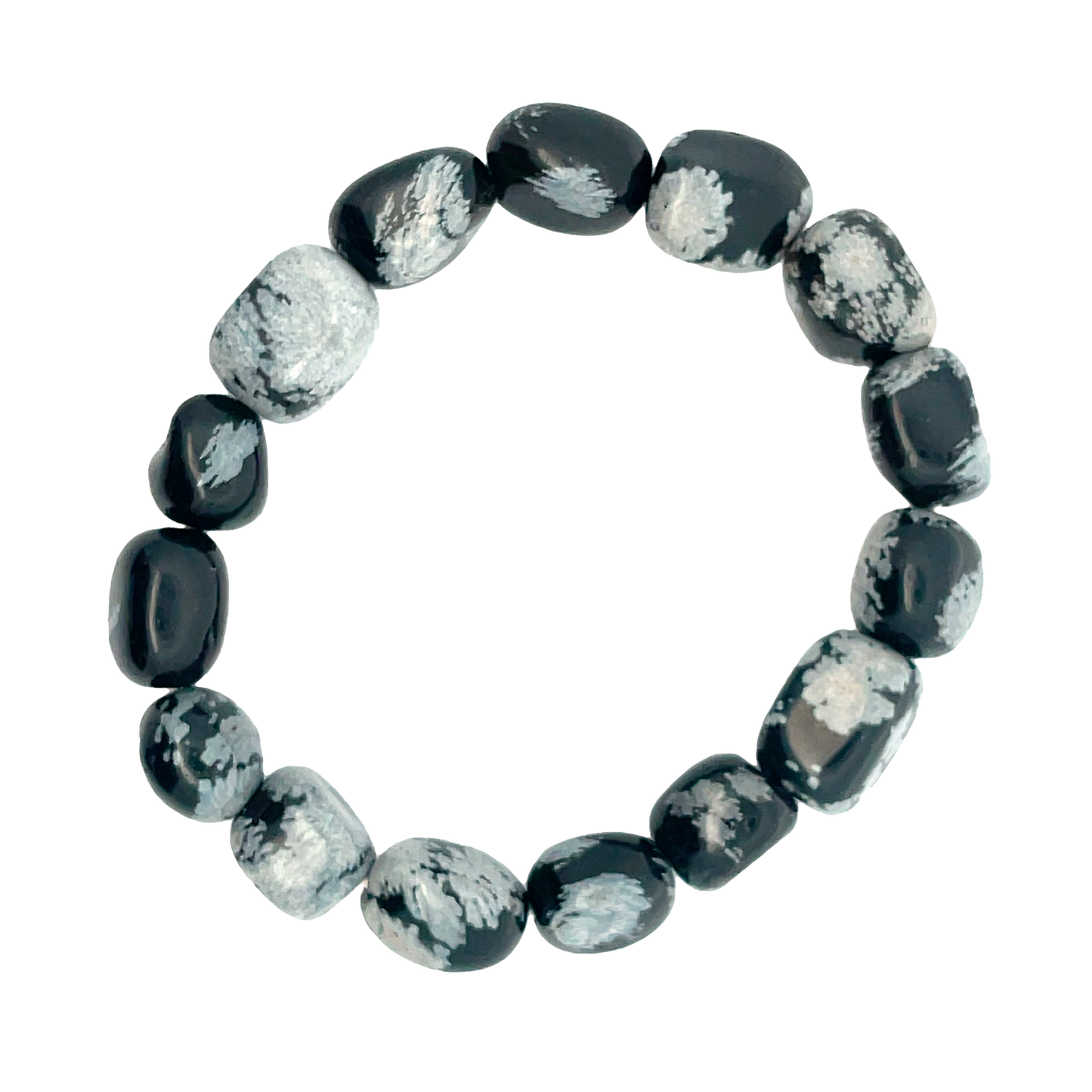 OBSIDIAN SNOWFLAKE T/S BRACELET