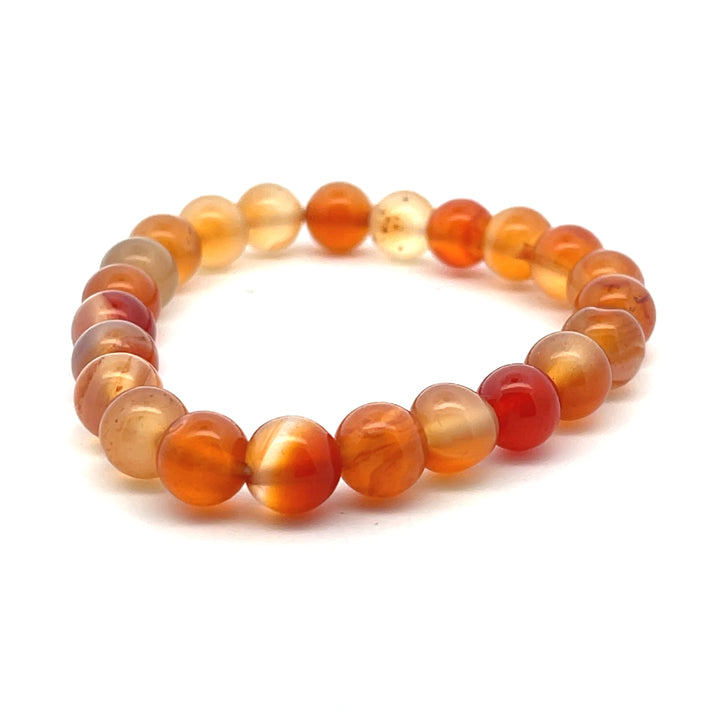 RED&BROWN AGATE BRACELET