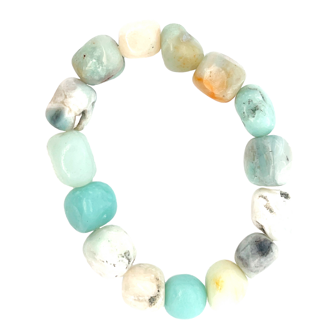 AMAZONITE TUMBLESTONE BRACELET