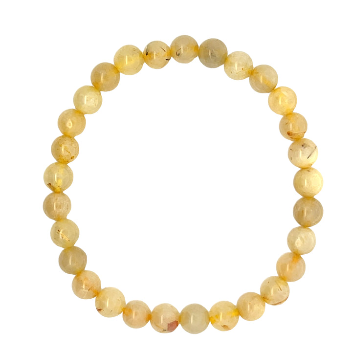 Gold Rutilated Quartz Bracelet