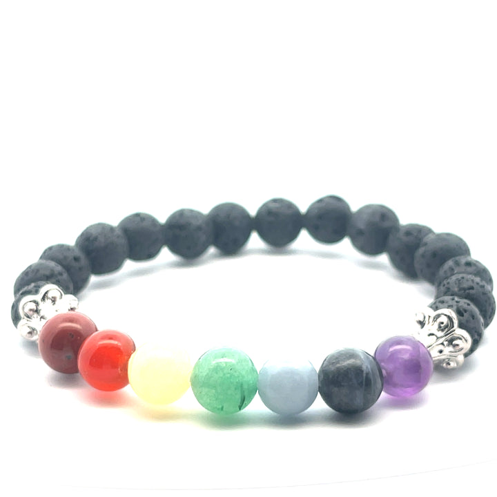 Lava 7 Chakra Bracelet