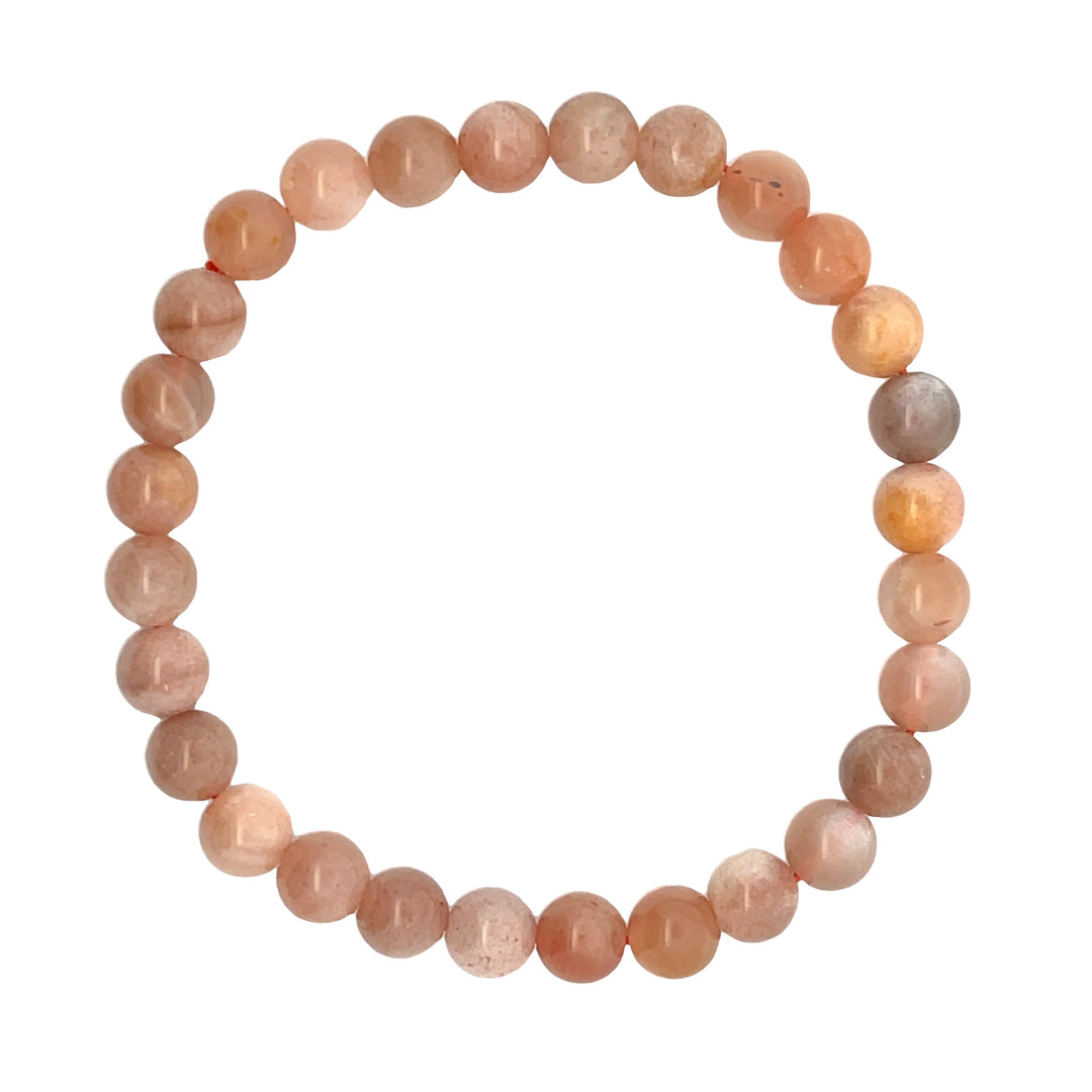 Peach Moonstone Bracelet