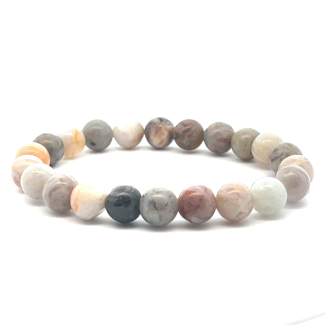 Bamboo Leaf Agate Bracelet