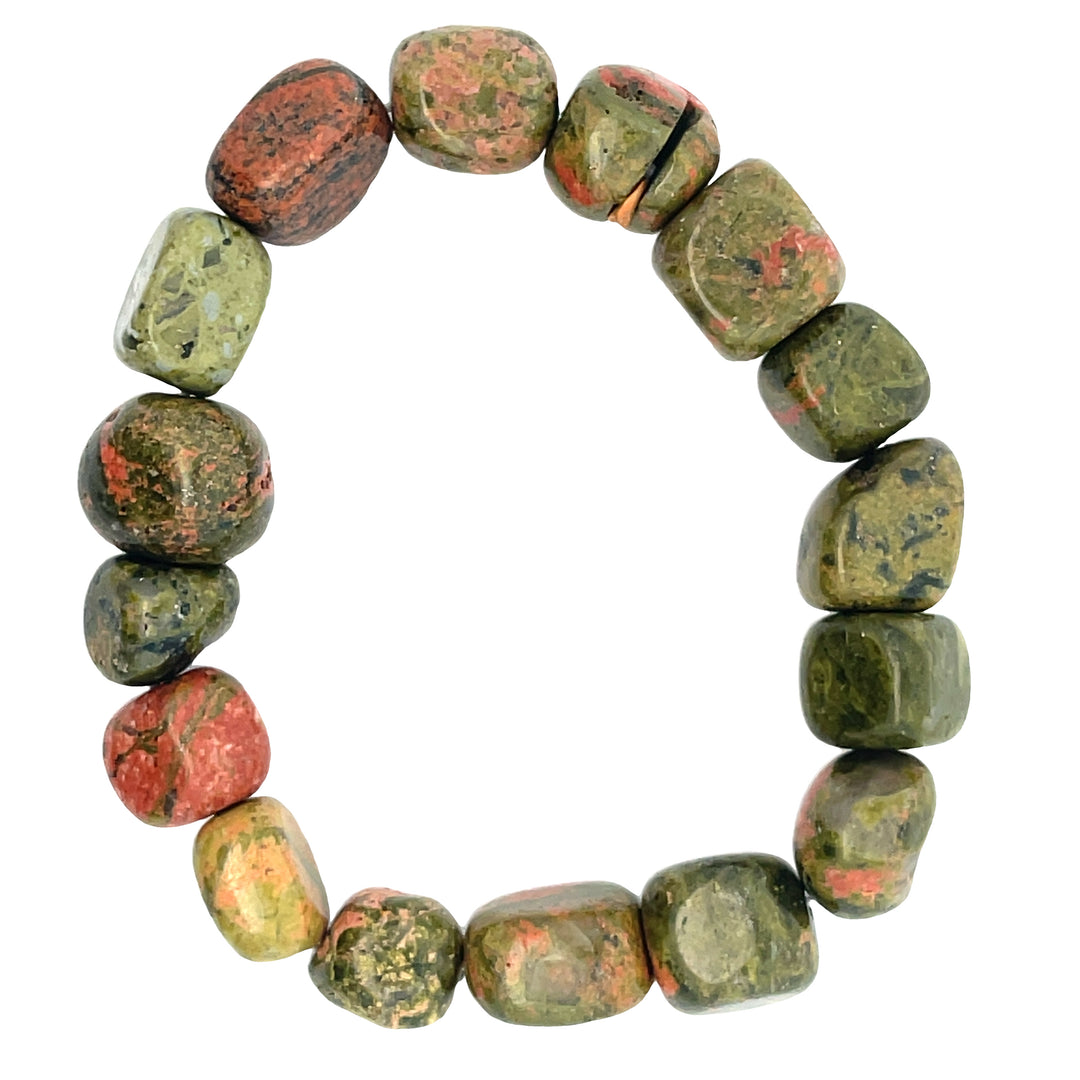 UNAKITE TUMBLESTONE BRACELET