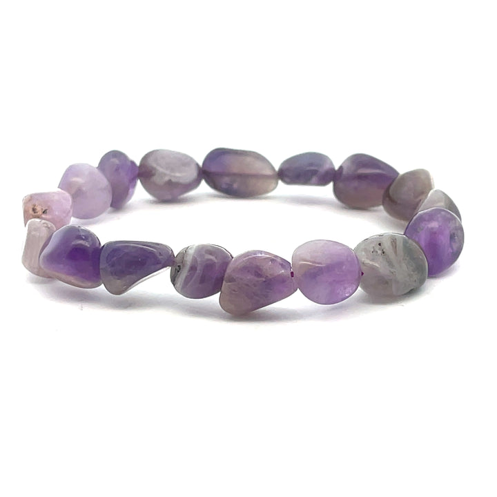 DARK AMETHYST TUMBLESTONE BRACELET