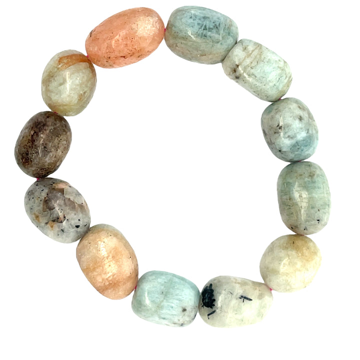 MORGANITE TUMBLESTONE BRACELET