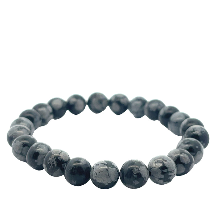 Snowflake Obsidian Bracelet