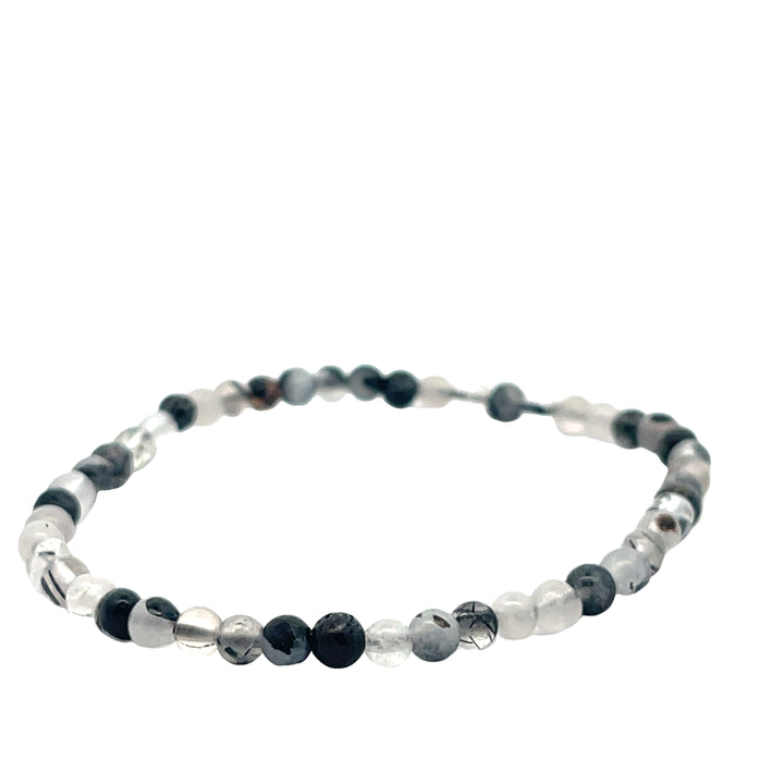 Black Rutilated Quartz Bracelet