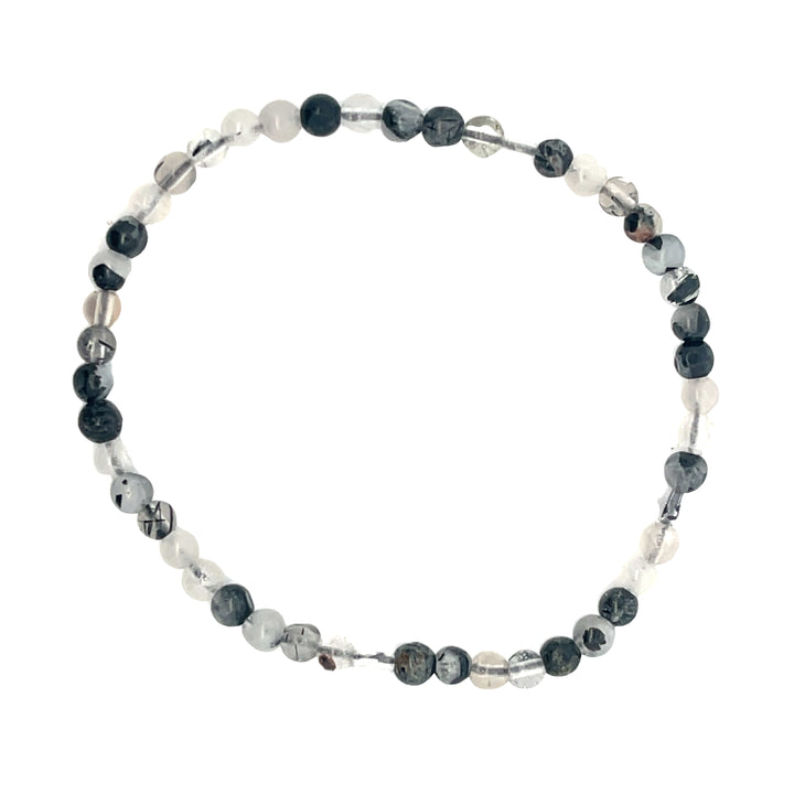 BLACK RUTILATED BRACELET