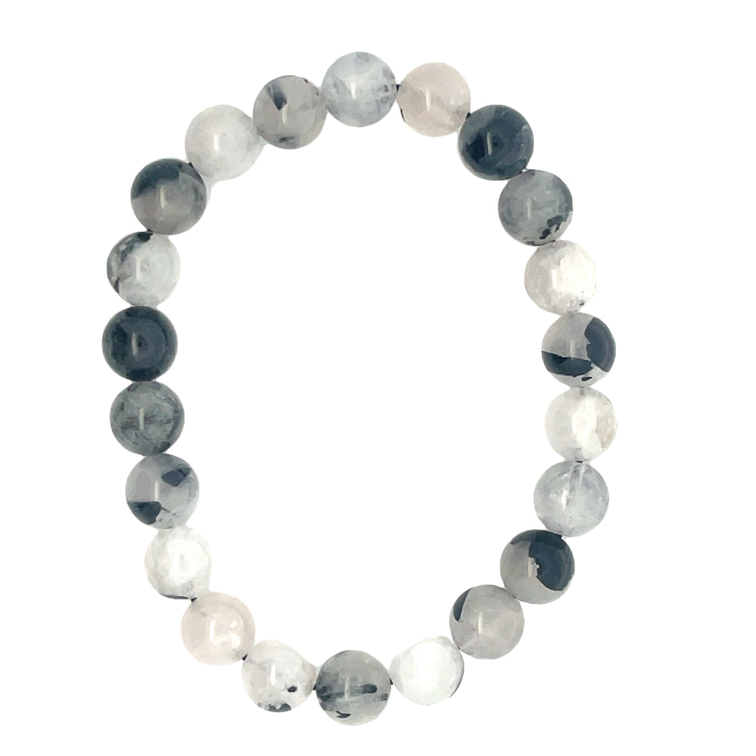 Black Rutilated Quartz Bracelet