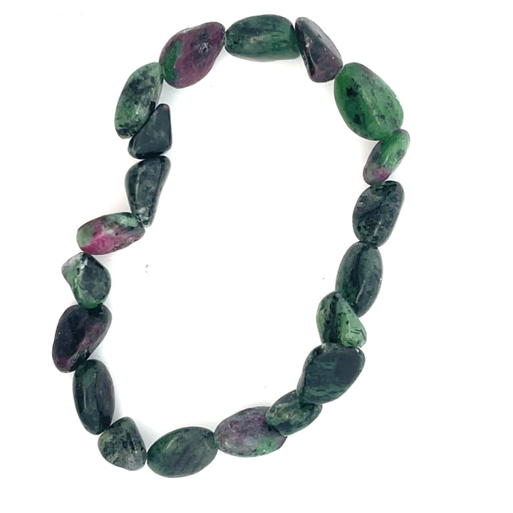 RUBY ZOISITE NUGGETS BRACELET