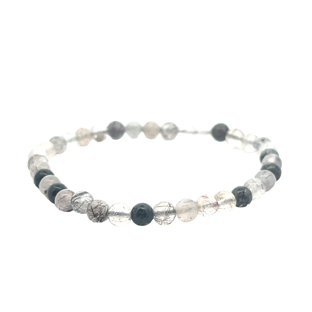 Black Rutilated Quartz Bracelet