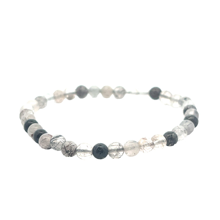 Black Rutilated Quartz Bracelet