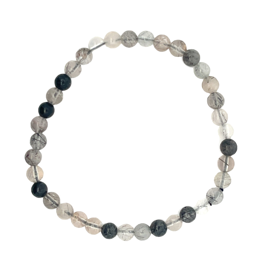 Black Rutilated Quartz Bracelet