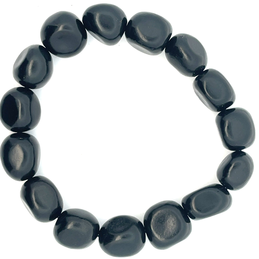 JET TUMBLESTONE BRACELET