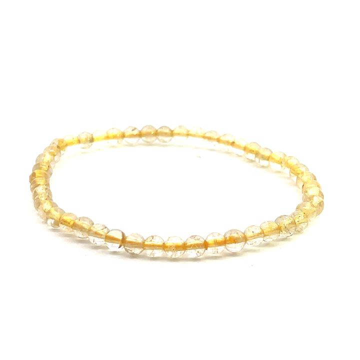 Gold Rutilated Quartz Bracelet