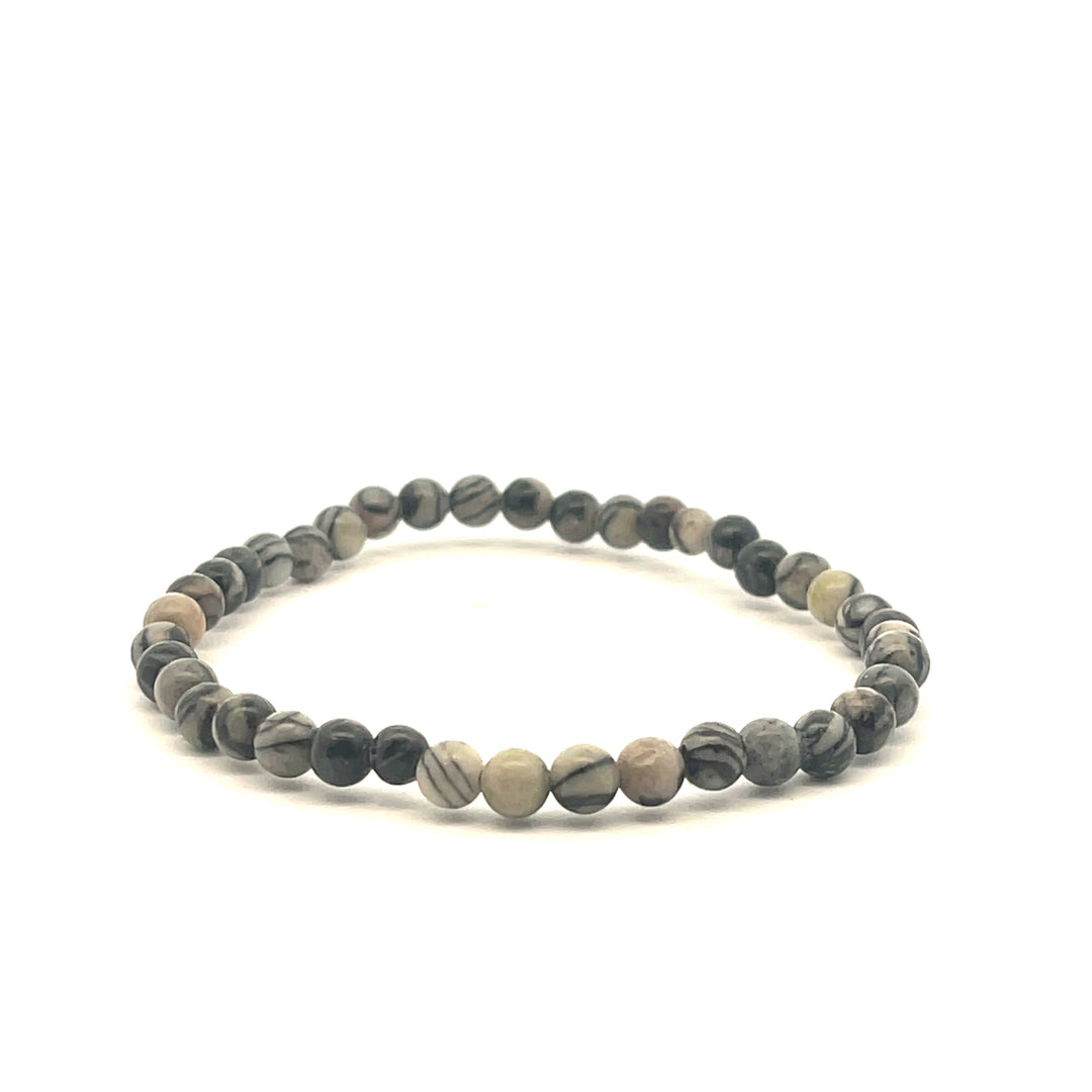 Black Silk Stone Bracelet