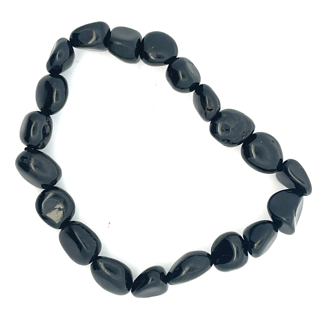 BLACK TOURMALINE TUMBLESTONE BRACELET