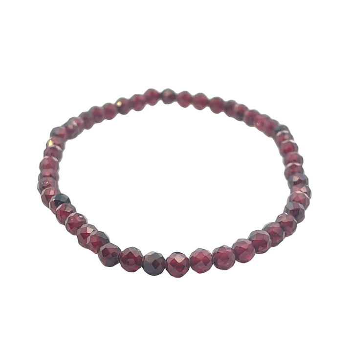 Garnet Faceted Bracelet