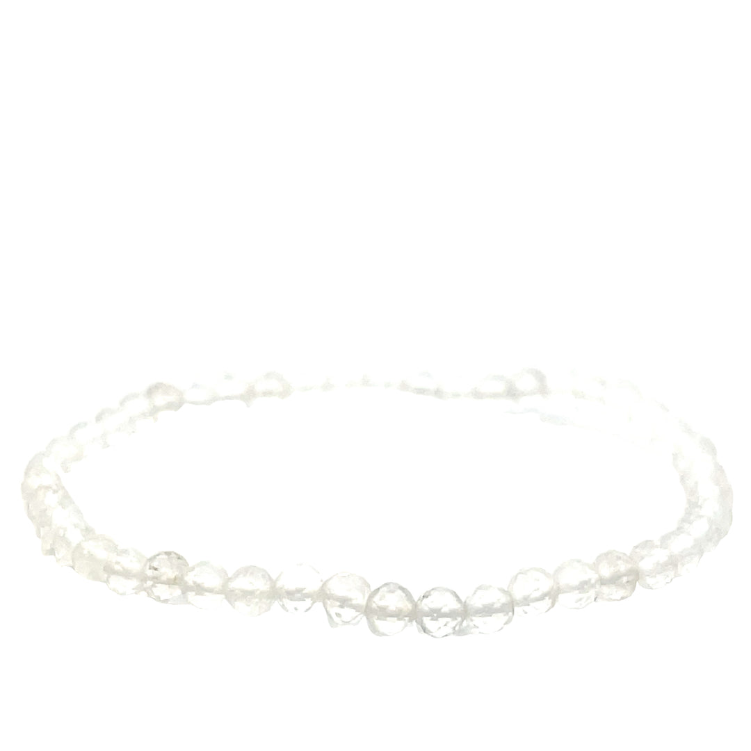 Clear Quartz Faceted Bracelet