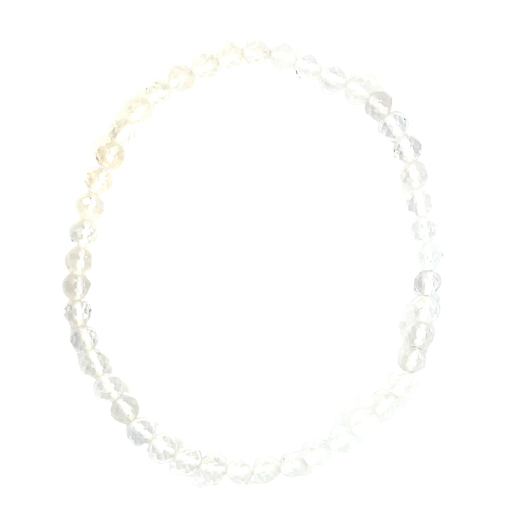 CLEAR QUARTZ FACETED