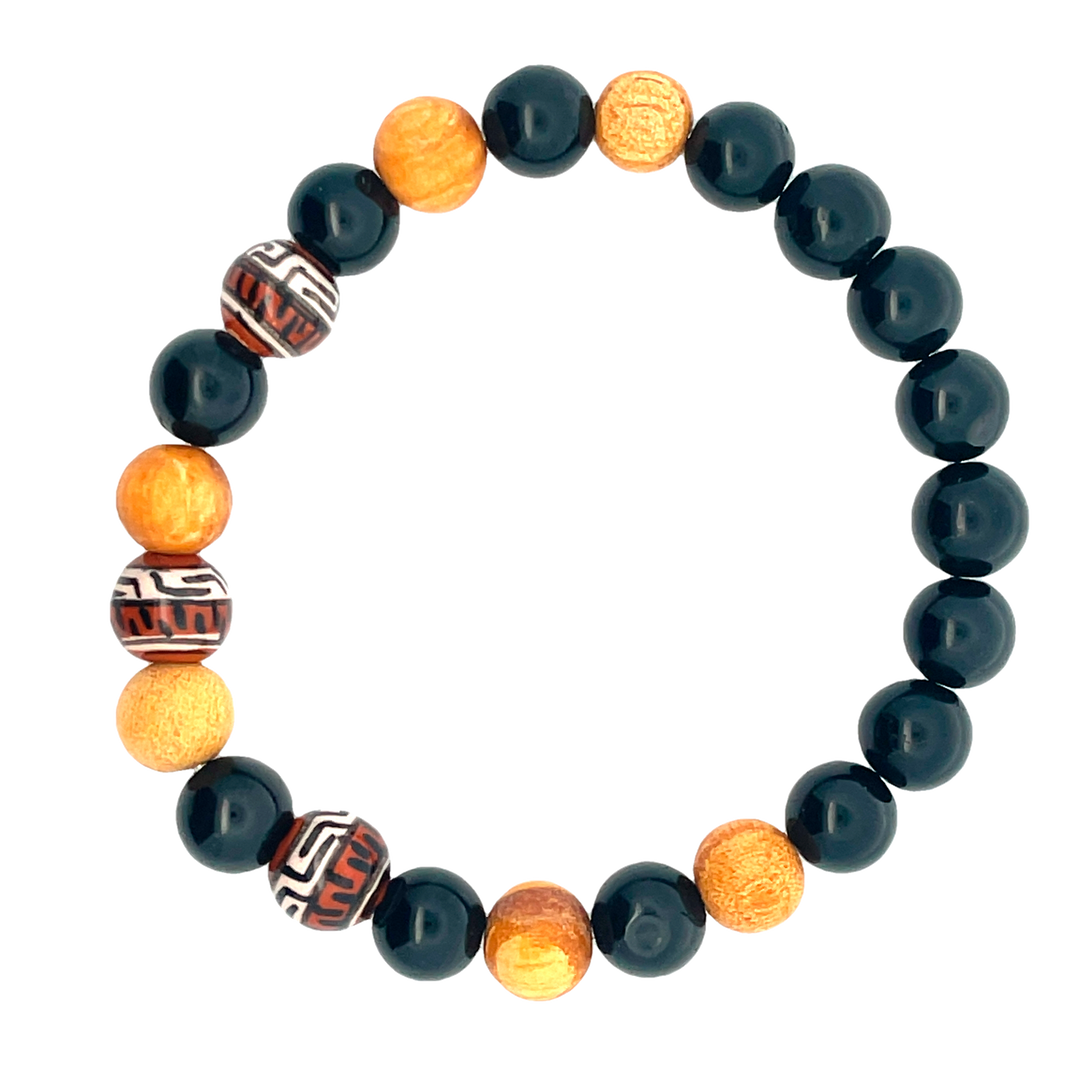 Palo Santo & Black Tourmaline Bracelet