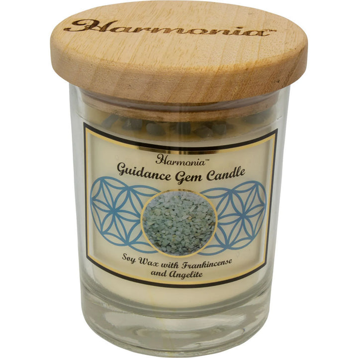 Guidance - Angelite Gemstone Soy Candle