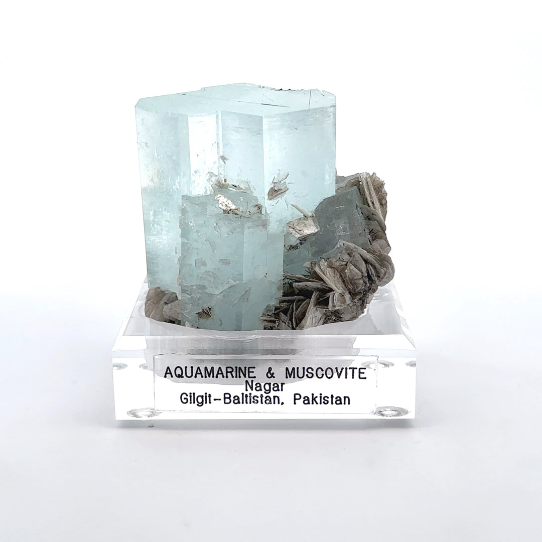 Aquamarine & Muscovite Museum Specimen- 23/1179