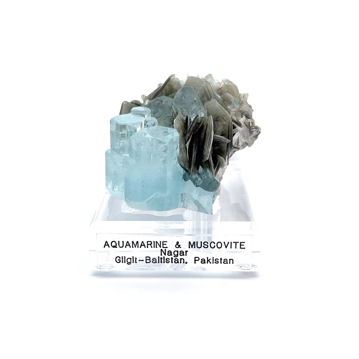 Aquamarine & Muscovite Museum Specimen- 23/1188