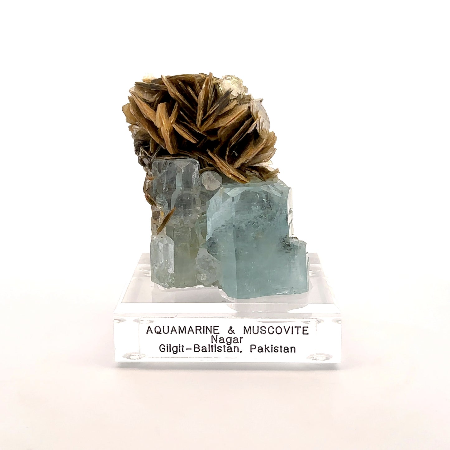 Aquamarine & Muscovite Museum Specimen- 23/1192