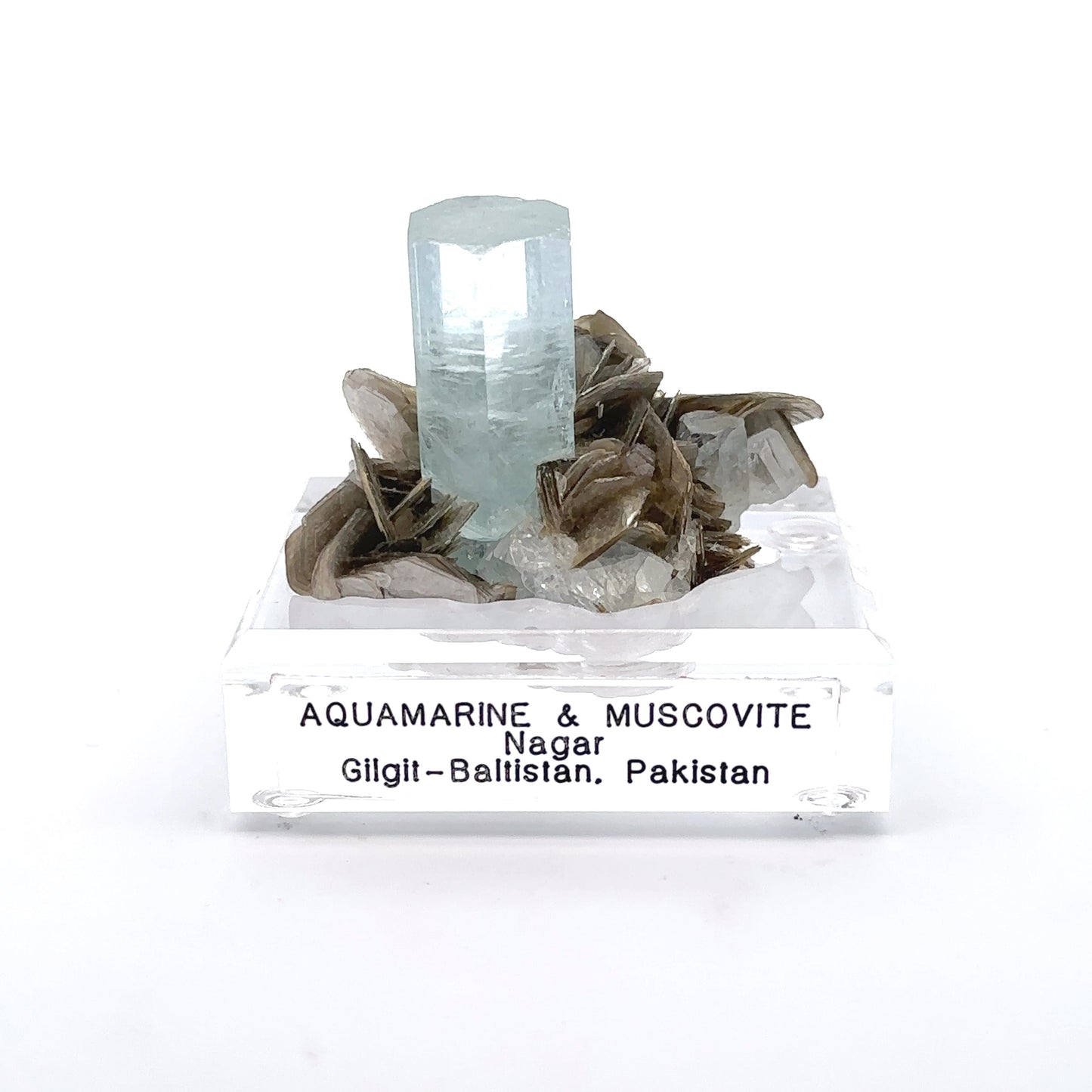 Aquamarine & Muscovite Museum Specimen- 23/1193