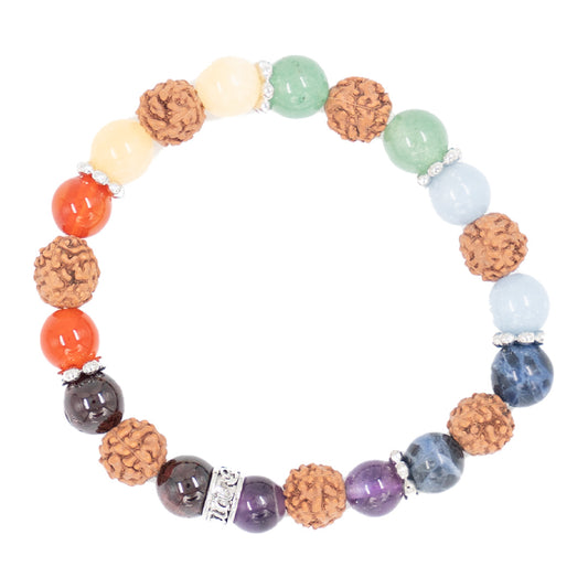 7 CHAKRA, RUDRAKSHA BRACELET