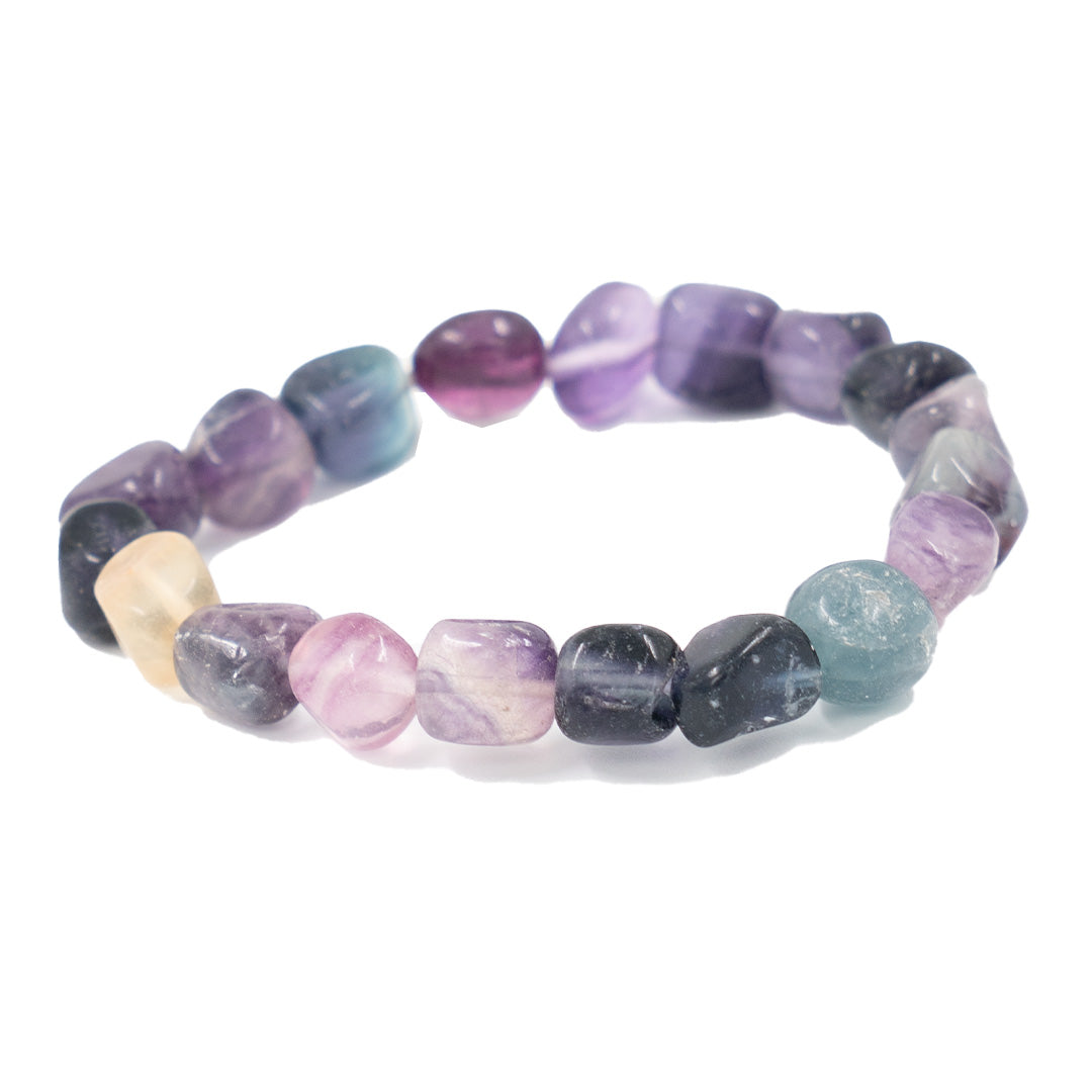 FLUORITE TUMBLESTONE BRACELET