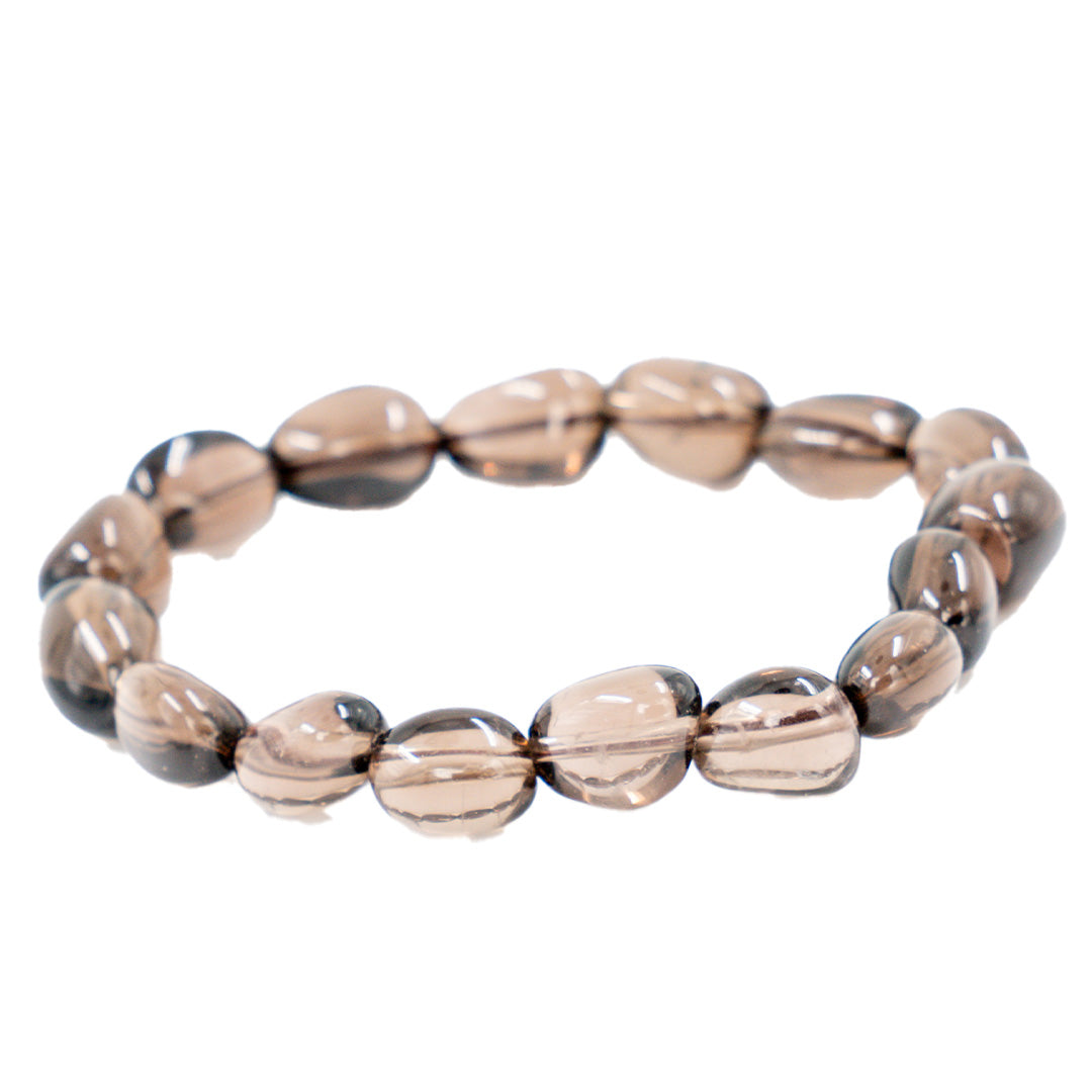 SMOKY QUARTZ TUMBLESTONE BRACELET