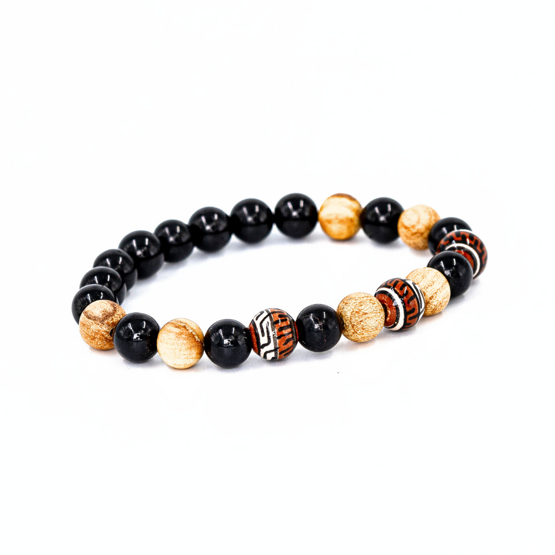 PALO SANTO - BLACK TOURMALINE BRACELET