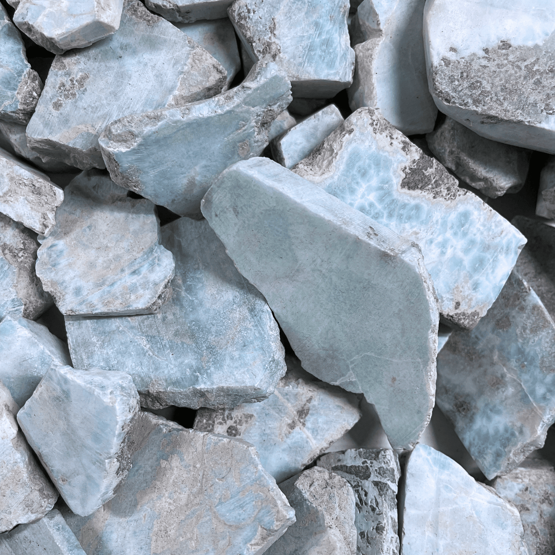 Raw Larimar Slabs