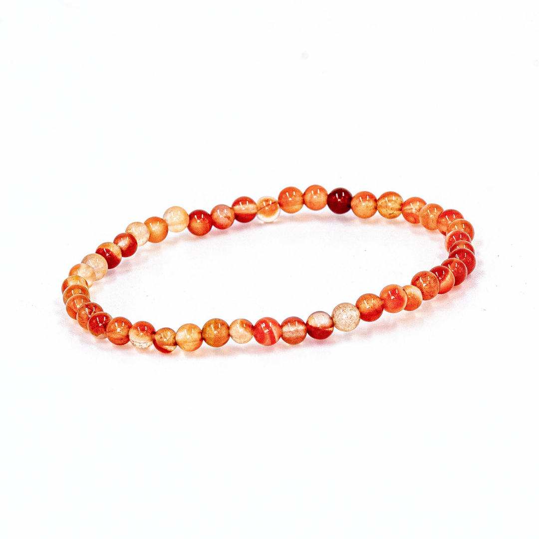 Red&Brown Agate Bracelet