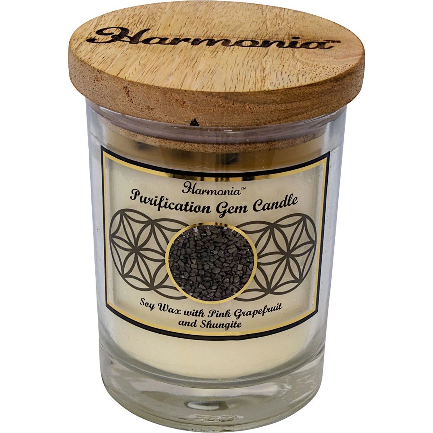 Purification - Shungite Gemstone Soy Candle