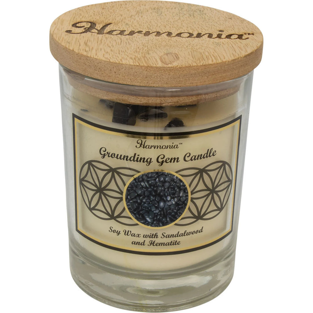 Grounding - Hematite Soy Gem Candle