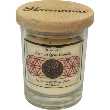 Passion - Garnet Gemstone Soy Candle