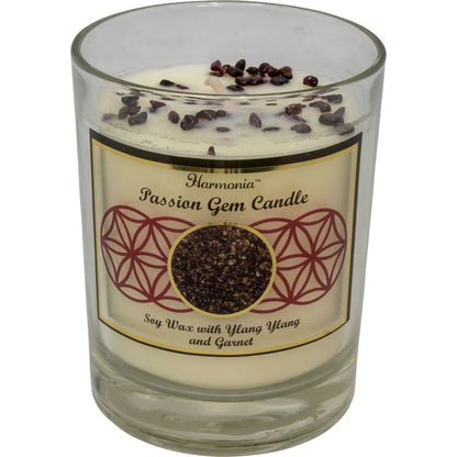 Passion - Garnet Gemstone Soy Candle