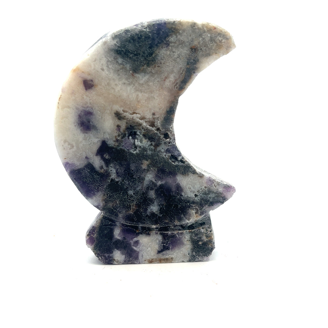 Fluorite Matte Stand-up Moon