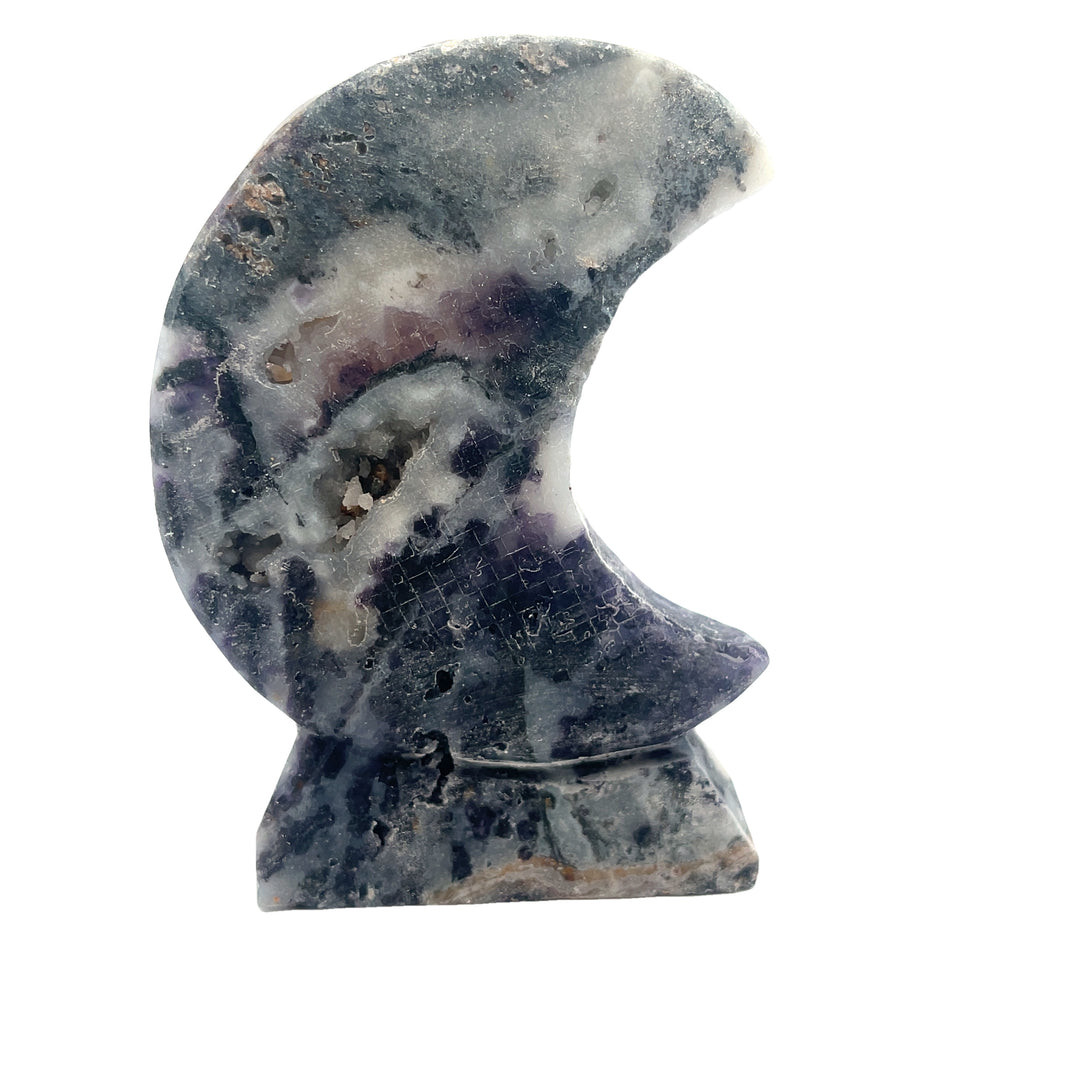 Fluorite Matte Stand-up Moon