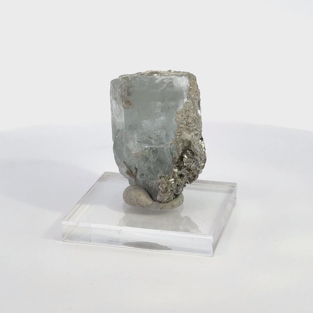 Aquamarine With Muscovite - 24 Specimen