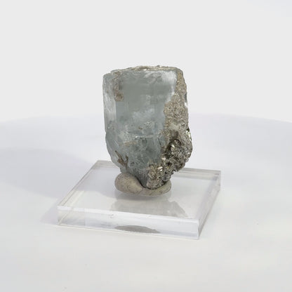 Aquamarine With Muscovite - 24