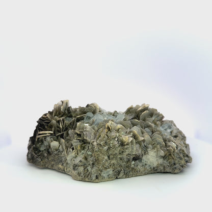 Aquamarine on Muscovite Feldspar Matrix - A34