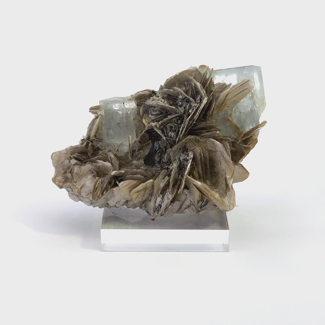 Aquamarine & Muscovite - A23 Specimen